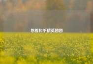 想看和平精英团团