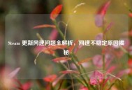 Steam 更新网速问题全解析，网速不稳定原因揭秘
