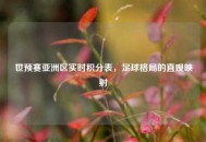 世预赛亚洲区实时积分表，足球格局的直观映射