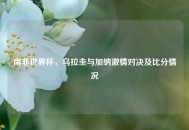 南非世界杯，乌拉圭与加纳***对决及比分情况
