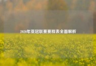 2020年亚冠联赛赛程表全面解析