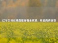 辽宁卫视在线直播观看全攻略，开启高清盛宴