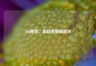 360雨燕，英超直播新选择