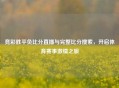 竞彩胜平负比分直播与完整比分搜索，开启体育赛事     之旅
