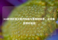 2020欧洲杯淘汰赛对阵图与赛程时间表，足球盛宴精彩蓝图