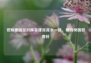 世预赛国足对阵菲律宾背水一战，期待突围世界杯