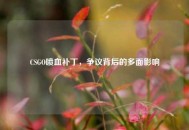 CSGO喷血补丁，争议背后的多面影响