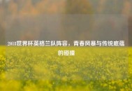 2018世界杯英格兰队阵容，青春风暴与传统底蕴的碰撞