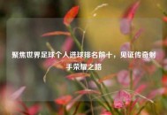 聚焦世界足球个人进球排名前十，见证传奇射手荣耀之路