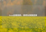 Steam远程挂机，游戏玩家新选择