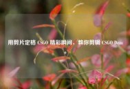 用剪片定格 CSGO 精彩瞬间，教你剪辑 CSGO Demo