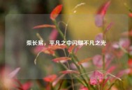 柴长易，平凡之中闪耀不凡之光