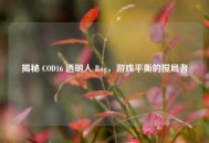 揭秘 COD16 透明人 Bug，游戏平衡的搅局者