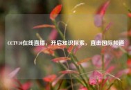 CCTV10在线直播，开启知识探索，直击国际频道