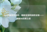 2010 年南非世界杯，朝鲜足球的别样征程——朝鲜对巴西之战