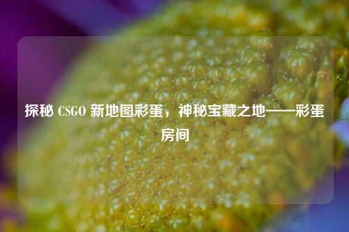 探秘 CSGO 新地图彩蛋,神秘宝藏之地——彩蛋房间