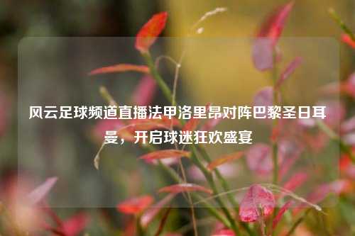 风云足球频道直播法甲洛里昂对阵巴黎圣日耳曼,开启球迷狂欢盛宴