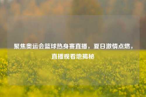 聚焦奥运会篮球热身赛直播,夏日***点燃,直播观看地揭秘