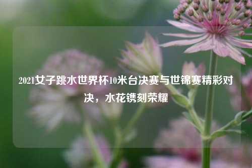 2021女子跳水世界杯10米台决赛与世锦赛精彩对决,水花镌刻荣耀