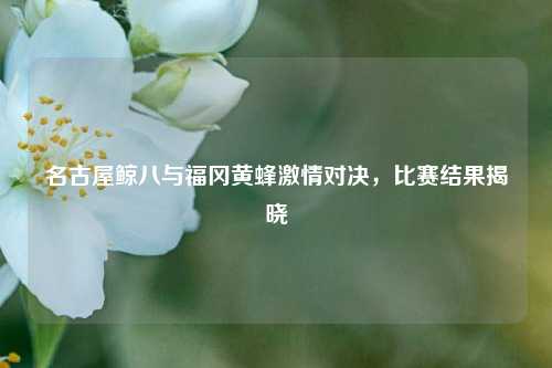 名古屋鲸八与福冈黄蜂***对决,比赛结果揭晓